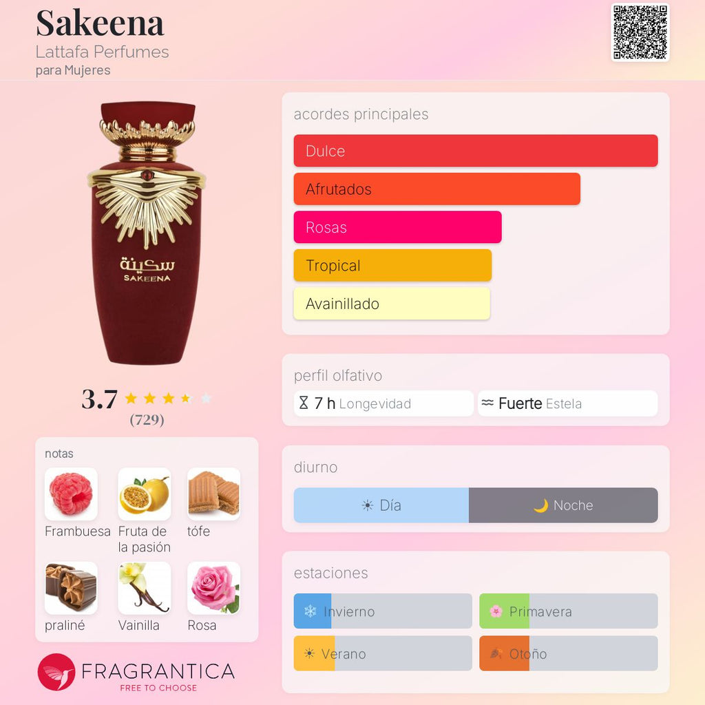 ✨LATTAFA SAKEENA EDP 100ML
