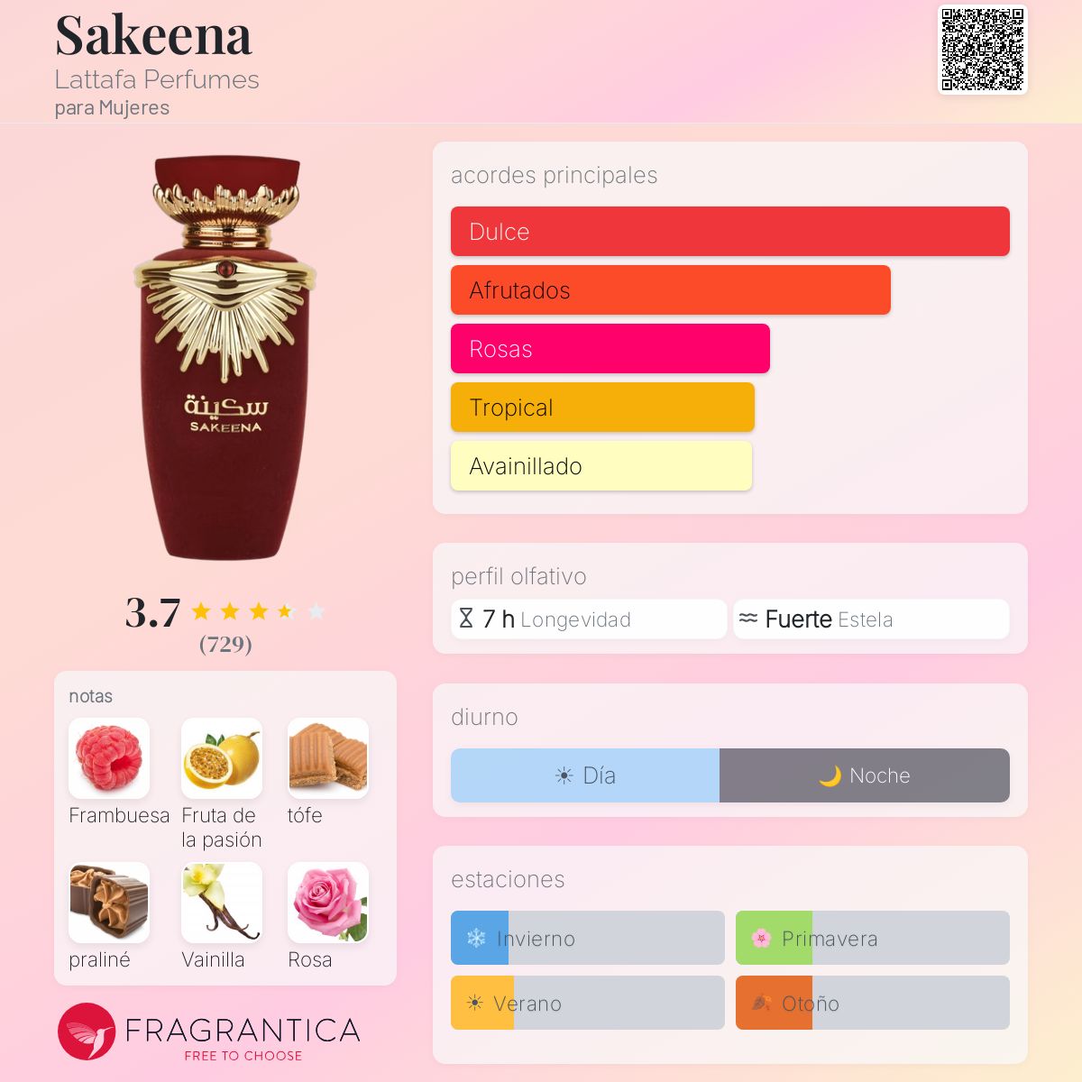 ✨LATTAFA SAKEENA EDP 100ML